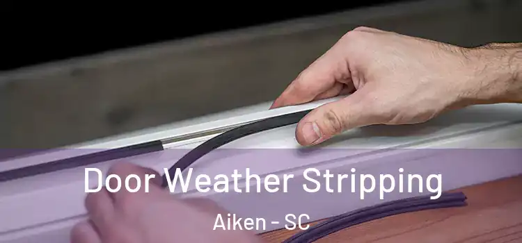 Door Weather Stripping Aiken - SC