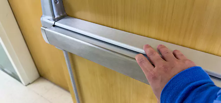 Installing a Push Bar on a Door Aiken